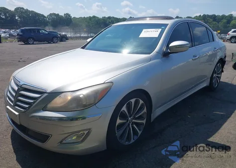 2013 Hyundai Genesis 5.0 R-Spec from USA, damaged, VIN KMHGC4DH9DU245628